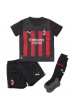 AC Milan Rafael Leao #17 Babytruitje Thuis tenue Kind 2022-23 Korte Mouw (+ Korte broeken)